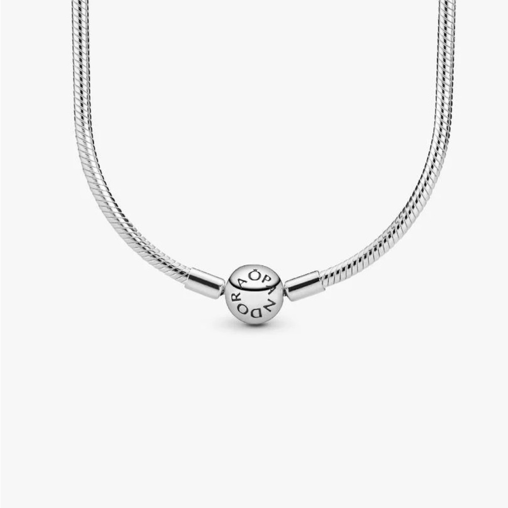 Pandora Moments Snake Chain Silver Necklace